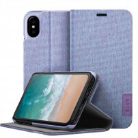 LAUT Apex Knit pouzdro pro iPhone X - fialová