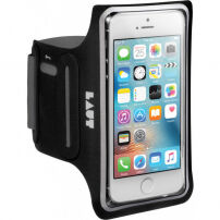 LAUT Slim neoprenové pouzdro na ruku pro Apple iPhone 5 / 5S / SE (2016) - černá