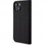 Karl Lagerfeld Saffiano Karl and Choupette NFT flipové pouzdro pro iPhone 15 - černé