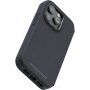 NJORD Leather flipové pouzdro s MagSafe pro iPhone 14 Pro Max - tmavě šedé