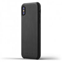 Mujjo Full Leather pouzdro pro Apple iPhone X - černé