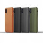 Mujjo Full Leather pouzdro pro Apple iPhone X - černé