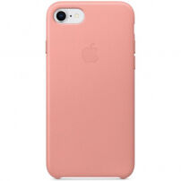 Originální Apple kožené pouzdro pro iPhone SE (2020/2022) / 8 / 7 - bledě růžová