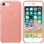 Originální Apple kožené pouzdro pro iPhone SE (2020/2022) / 8 / 7 - bledě růžová