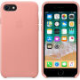 Originální Apple kožené pouzdro pro iPhone SE (2020/2022) / 8 / 7 - bledě růžová