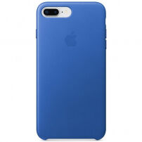 Originální Apple kožené pouzdro pro iPhone 8 Plus / 7 Plus - elektro modrá
