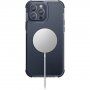 UNIQ Combat MagClick transparentní kryt s MagSafe pro iPhone 15 Pro Max - tmavě modrý