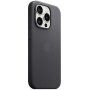 Originální Apple kryt z tkaniny FineWoven s MagSafe pro iPhone 15 Pro Max - černý