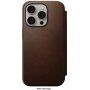 Nomad Modern Leather Folio flipové pouzdro s MagSafe pro iPhone 15 Pro Max - hnědé