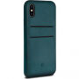 Twelve South Relaxed Leather Clip kožené pouzdro pro iPhone X - modrá