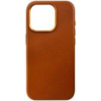 FIXED MagLeather kožený kryt s MagSafe pro iPhone 15 Pro - hnědý