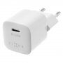 FIXED Mini nabíjecí adaptér s portem USB-C - 20W - bílý