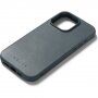 Mujjo Impact Leather kožený kryt s MagSafe pro iPhone 15 Pro Max - tmavě šedý