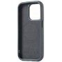 Mujjo Impact Leather kožený kryt s MagSafe pro iPhone 15 Pro Max - tmavě šedý