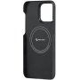Pitaka MagEZ 4 600D kryt se vzorem karbonových vláken pro iPhone 15 Plus - šedý