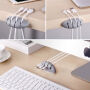 Elegantní organizér kabelů pro iPhone - šedá