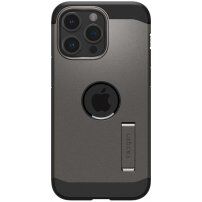 Spigen Tough Armor MagFit odolný kryt se stojánkem a MagSafe pro iPhone 15 Pro Max - tmavě šedý