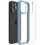 Spigen Ultra Hybrid transparentní kryt pro iPhone 15 Pro Max - modrý