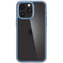 Spigen Ultra Hybrid transparentní kryt pro iPhone 15 Pro Max - modrý