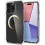 Spigen Ultra Hybrid transparentní kryt se zlatým MagSafe pro iPhone 15 Pro Max - čirý