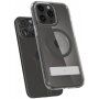 Spigen Ultra Hybrid S transparentní kryt se stojánkem a šedým MagSafe pro iPhone 15 Pro Max - čirý