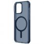 UNIQ Combat MagClick transparentní kryt s MagSafe pro iPhone 15 Pro Max - tmavě modrý