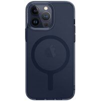 UNIQ LifePro Xtreme MagClick transparentní kryt s MagSafe pro iPhone 15 Pro - tmavě modrý