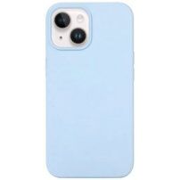 Silikonový kryt pro iPhone 15 Plus - světle modrý