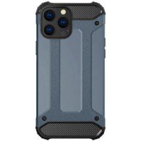 Super odolný "Armor" kryt pro iPhone 15 Pro - tmavě modrý