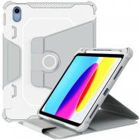 Odolné otočné 360° pouzdro s prostorem na Apple Pencil pro iPad 10,9" (2022) / 11" (2025) - šedé