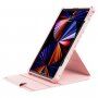Odolné otočné 360° pouzdro s prostorem na Apple Pencil pro iPad Pro 12,9" (2018-2022) - růžové