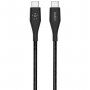 Belkin DURATEK Boost Charge odolný opletený nabíjecí a datový kabel USB-C / USB-C pro iPhone / iPad / Macbook - 1,2 m - černý