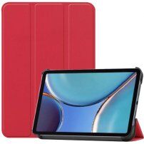 Pouzdro z PU kůže s funkcí uspání pro iPad mini 6 / mini 7 - červené