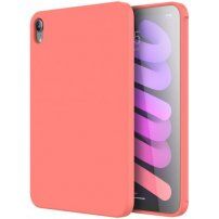 MUTURAL matný silikonový kryt pro iPad mini 6 / mini 7 - korálový