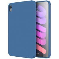 MUTURAL matný silikonový kryt pro iPad mini 6 / mini 7 - modrý