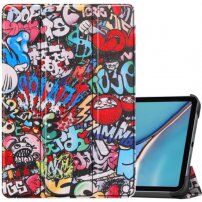 Pouzdro s funkcí uspání pro iPad mini 6 / mini 7 - graffiti