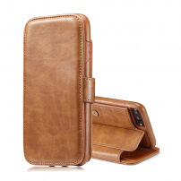 2v1 retro odnímatelné pouzdro pro iPhone 6 Plus / 6S Plus - hnědá