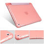 Flipové pouzdro s funkcí uspání a prostorem na Apple Pencil pro iPad 9,7" (2017/2018) / Air 1 / 2 / Pro 9,7" - růžové