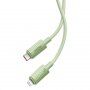 Baseus ekologický nabíjecí a datový kabel - USB-C na Lightning - 2 m - světle zelený