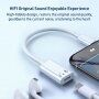 Audio redukce - Lightning na USB-C - bílá