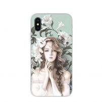 Ochranný kryt pro iPhone X / XS - andělská dívka