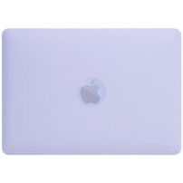 Matný transparentní kryt s vyklápěcím stojánkem pro MacBook Air 15" (A2941 / A3114 / A3241 / A3448) - fialový