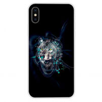 Měkký kryt pro iPhone X / XS - vlk