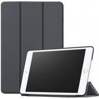 Pouzdro z PU kůže s funkcí uspání pro iPad mini 4 / 5 - šedé