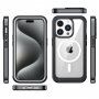 Nárazuvzdorné pouzdro se zesílenými rohy a MagSafe pro iPhone 15 Pro Max - černé