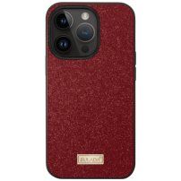 SULADA elegantní třpytivý kryt pro iPhone 15 Pro - červený