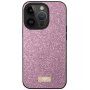 SULADA elegantní třpytivý kryt pro iPhone 15 Pro - růžový