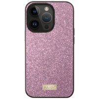SULADA elegantní třpytivý kryt pro iPhone 15 Pro - růžový