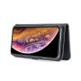 2v1 odnímatelné flipové pouzdro pro iPhone XS Max - černá