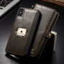CASEME 2v1 odnímatelné pouzdro pro iPhone XS Max - hnědá